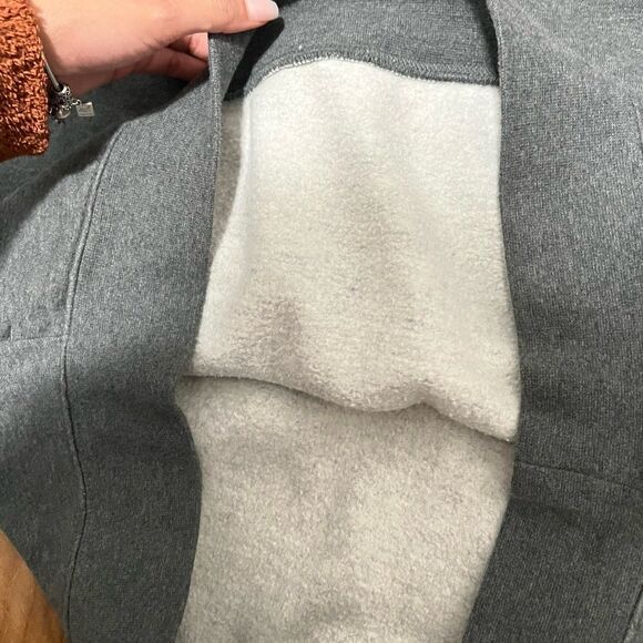 LL Bean 1/4 Zip Sweatshirt Fleece Mens L Pockets Gray Gorpcore Outdoor Sweater - Picture 7 of 7